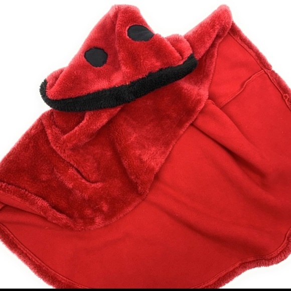 Ladybug hooded Poncho - Picture 7 of 10